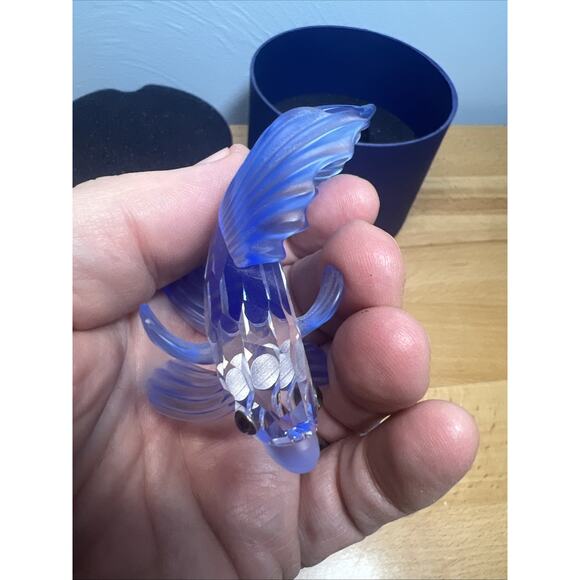 Swarovski Siamese Fighting Fish Blue Crystal Figurine 236718 MINT original box - Picture 8 of 16